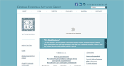 Desktop Screenshot of ceag.cz
